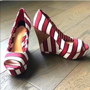 🇺🇲 Gianni Bini Red White And Blue Platforms